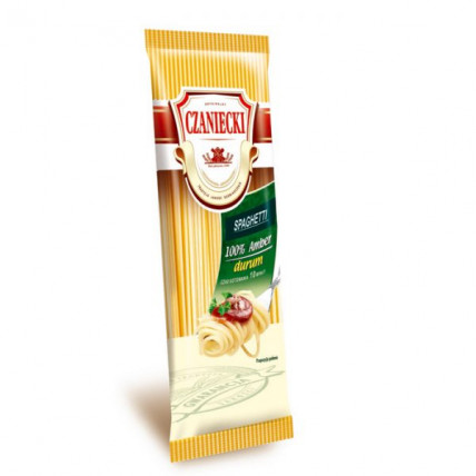 bilde av czaniecki spaghetti 100% amber durum 20*500g