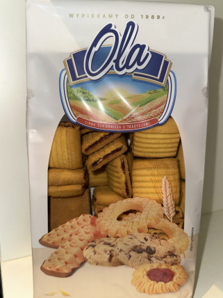bilde av ola mørdeigskjeks med multi fruktfyll 10*500g