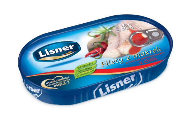 bilde av lisner filety z makreli w sosie z chili 15*170g