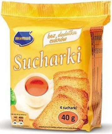 bilde av mamut sucharki no added sugar 10*225g