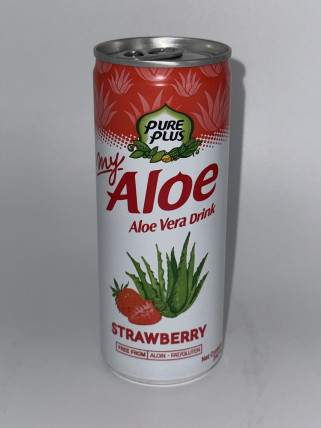 bilde av pureplus can my aloe vera strawberry 30*240ml