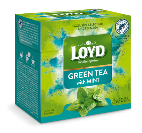 bilde av loyd green tea with mint 10*30g (20*1,5g)