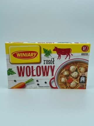 bilde av winiary rosol wolowy beef buljong 16*180g