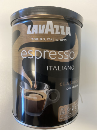 bilde av lavazza metall espresso italiano classico 100% arabica 12*250g