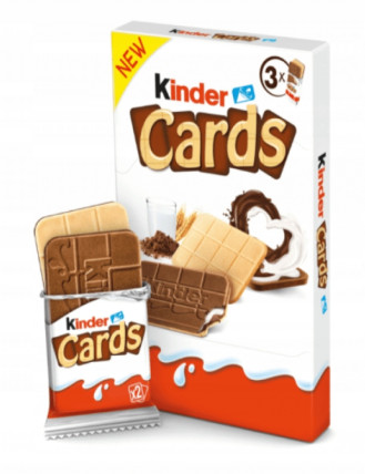 bilde av kinder cards 18*(3*25,6g)