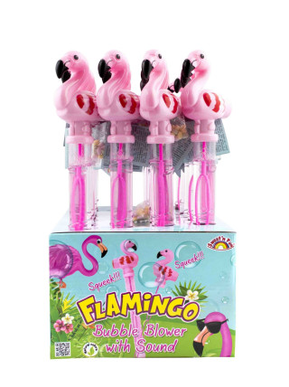 bilde av s&f flamingo bubble blower with sound 20*5g