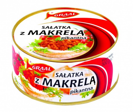 bilde av graal makrell salat sterk 12*300g