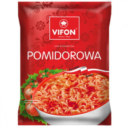 bilde av vifon pomidorowa nudler tomatsmak 24*65g