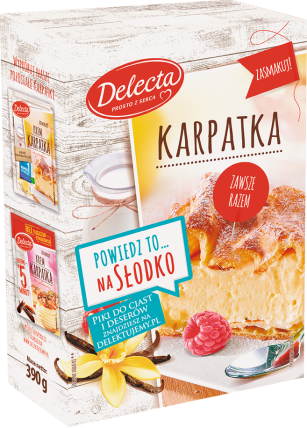 bilde av delecta karpatka - kake + krem 6*375g