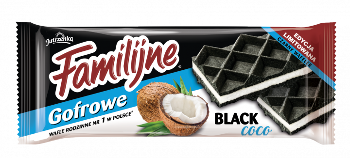 bilde av jutrzenka familijne gofrowe black coco 23*140g