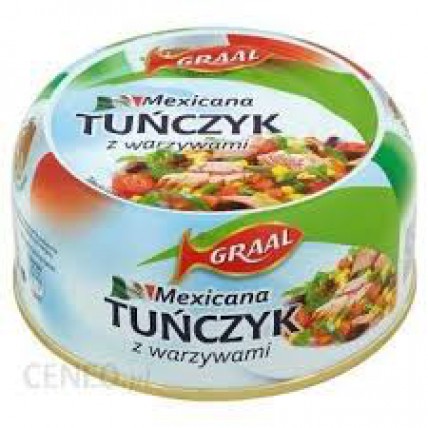 bilde av graal tuna salad mexicana 12*280g