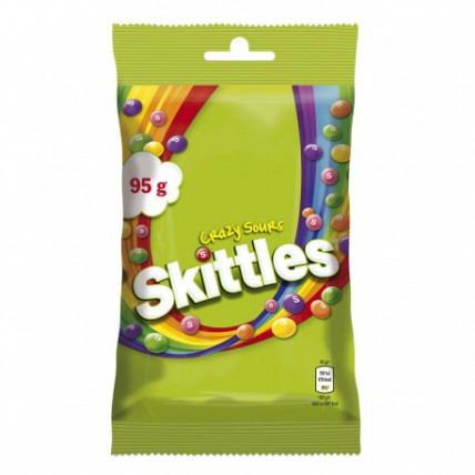 bilde av skittles crazy sours 18*95g