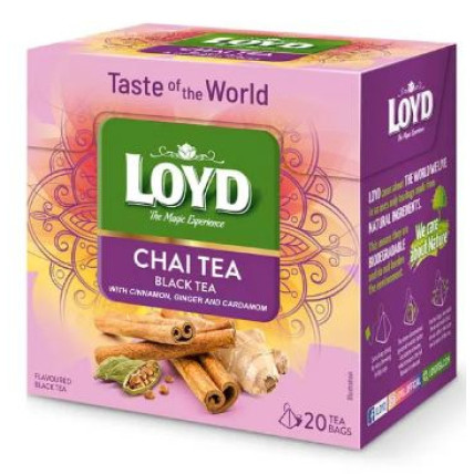 bilde av loyd chai tea black tea oriental spices 10*36g (20*1,8g)