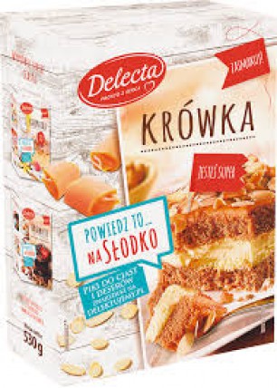 bilde av delecta krowka - fudge kake 6*530g