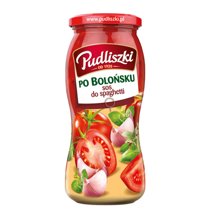 bilde av pudliszki pasta saus bolognese 6*500g