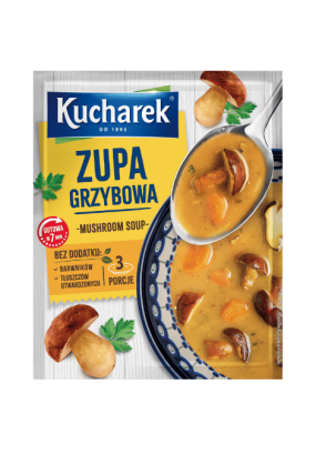bilde av kucharek zupa grzybowa - mushroom soup 20*42g