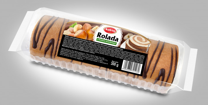 bilde av kavis swiss roll nut iced 10*300g