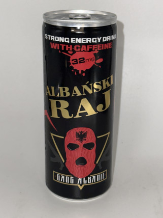 bilde av albanski raj strong energy drink 24*250ml