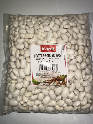 alazco hvitebønner jas 10*1kg