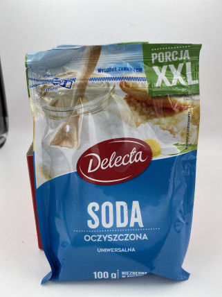 bilde av delecta soda oczyszczona - natrium bikarbonat 15*100g