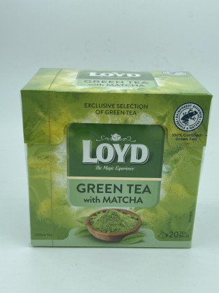 bilde av loyd green tea with matcha 10*(20*1,5g)