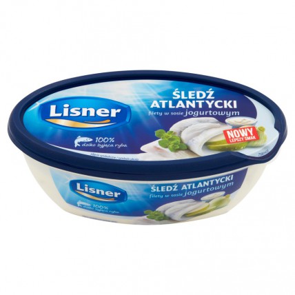 bilde av lisner sledz atlantycki - sild i joghurt 6*280g