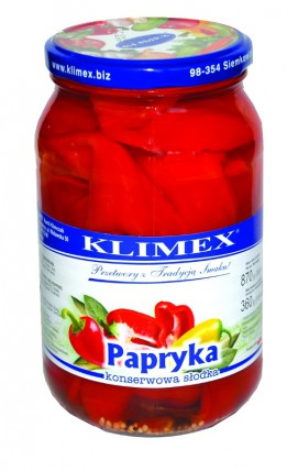 bilde av klimex paprika konserwowe 8*870g