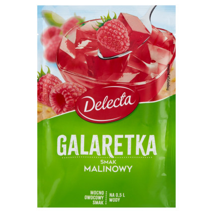 bilde av delecta galaretka smak malinowy 20*70g