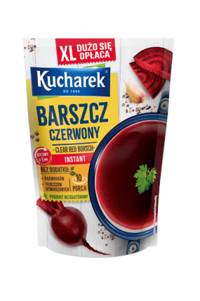 bilde av kucharek barszcz czerwony - red borsch instant 16*120g