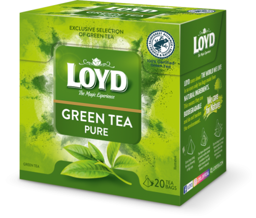 bilde av loyd green tea pure 10*34g (20*1,7g)