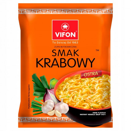 bilde av vifon nudler krabbe smak 24*70g