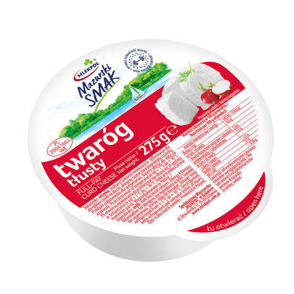 bilde av mlekpol mazurski smak twarog full fat 8*275g